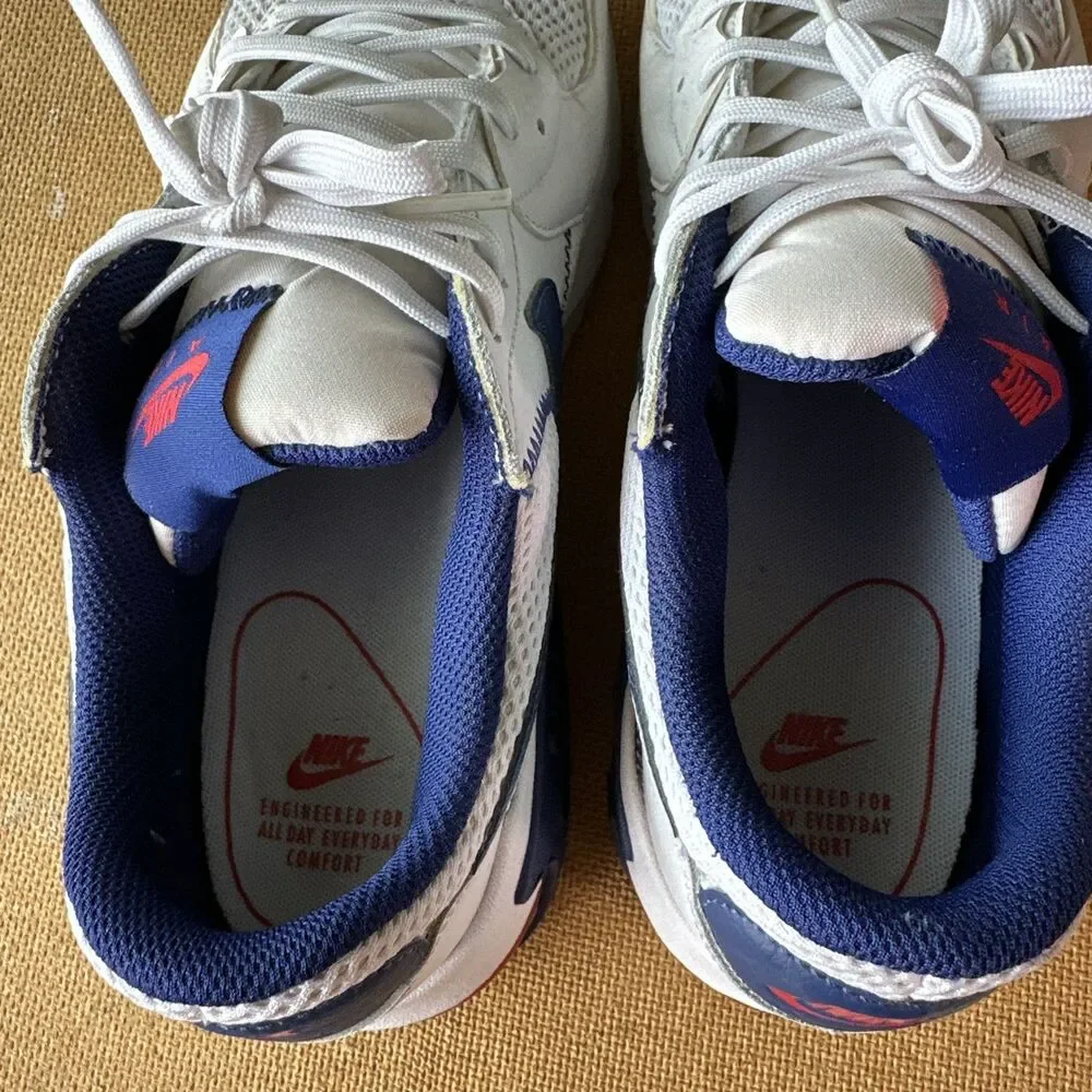 Nike Air Max Excee Men’s Low Top Lace-Up Mesh Sneakers White/Blue CZ9168-100